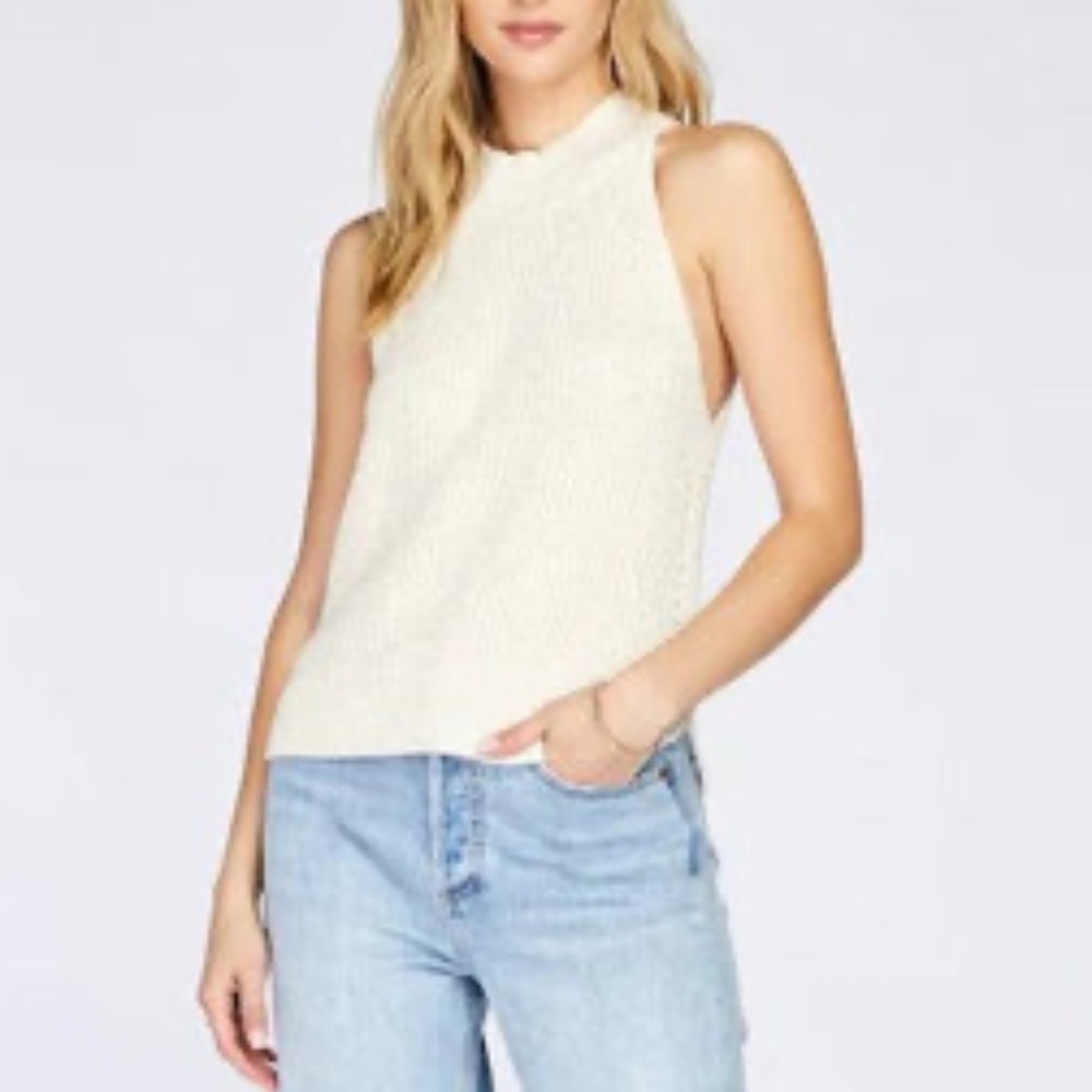 Gentle Fawn Cream Sleeveless Tank Top